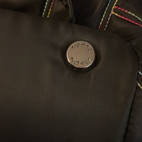 Lug Medium Tote with Trolley Sleeve- Skyliner Black Rainbow NWOT - Picture 8 of 12